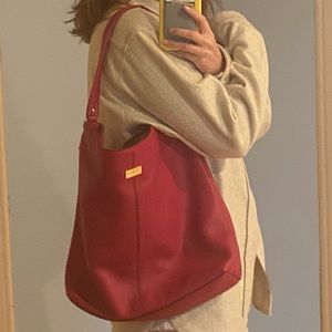 Cole Haan Leather Pink Shoulder Bag